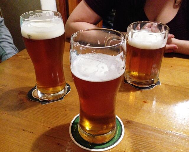 Time for a beer after all that walking?