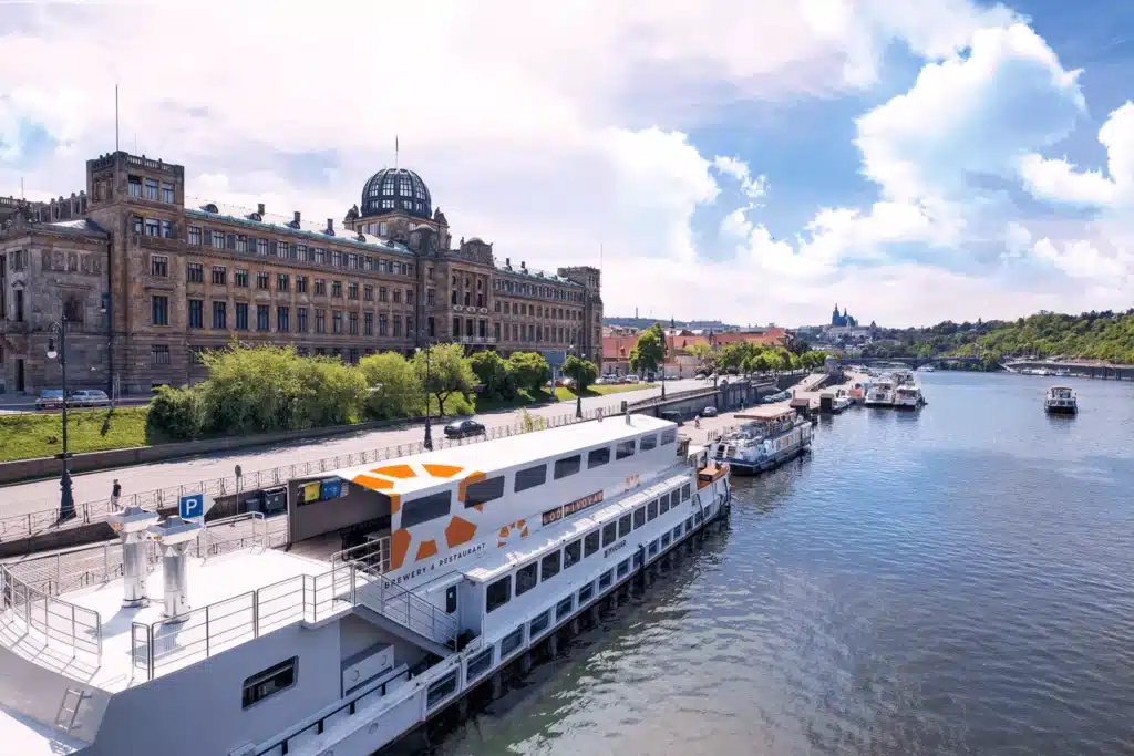 Prague-Food-Tour-Boat-Brewery