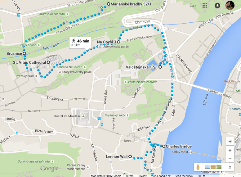 Prague tour - steps 1-7