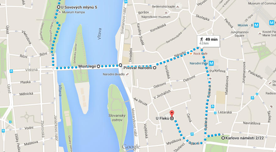 Prague tour - steps 8-14