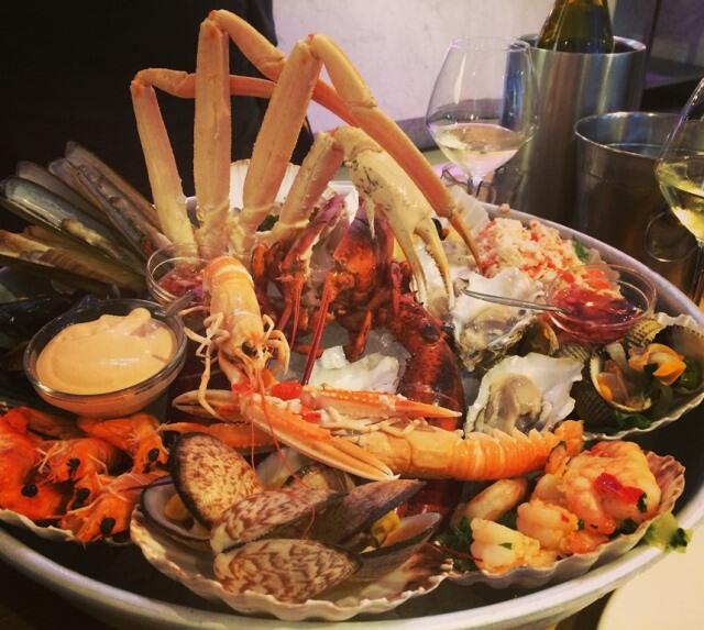 Fruits de mer at the Seafood Bar