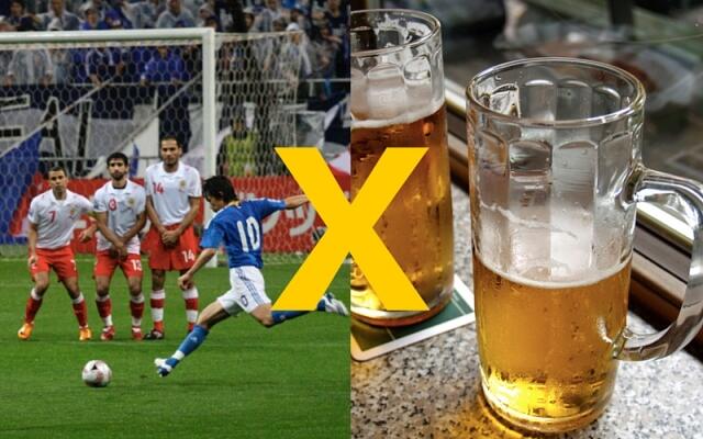 beer football drinking game