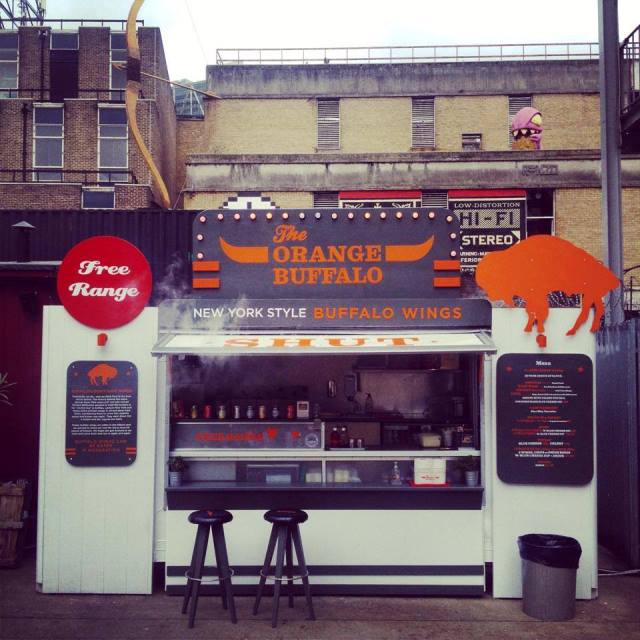 orange buffalo food truck London