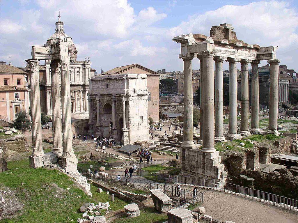 roman forum rome italy