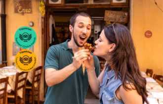 Twilight Trastevere Rome Food Tour (a/b – private)