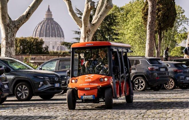 VIP Golf Cart Food Tour in Rome