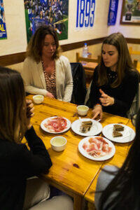 Eating_Europe_group_trying_foods_at_casa_louro_Porto