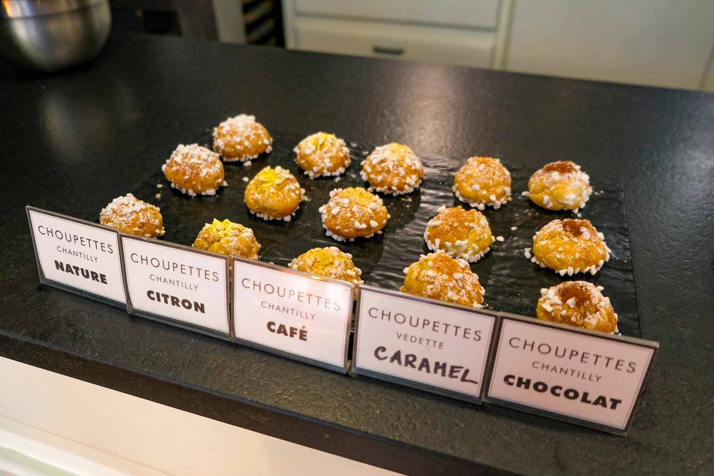 selection_of_cream_puffs_at_Choupettes_de_ChouChou_Paris