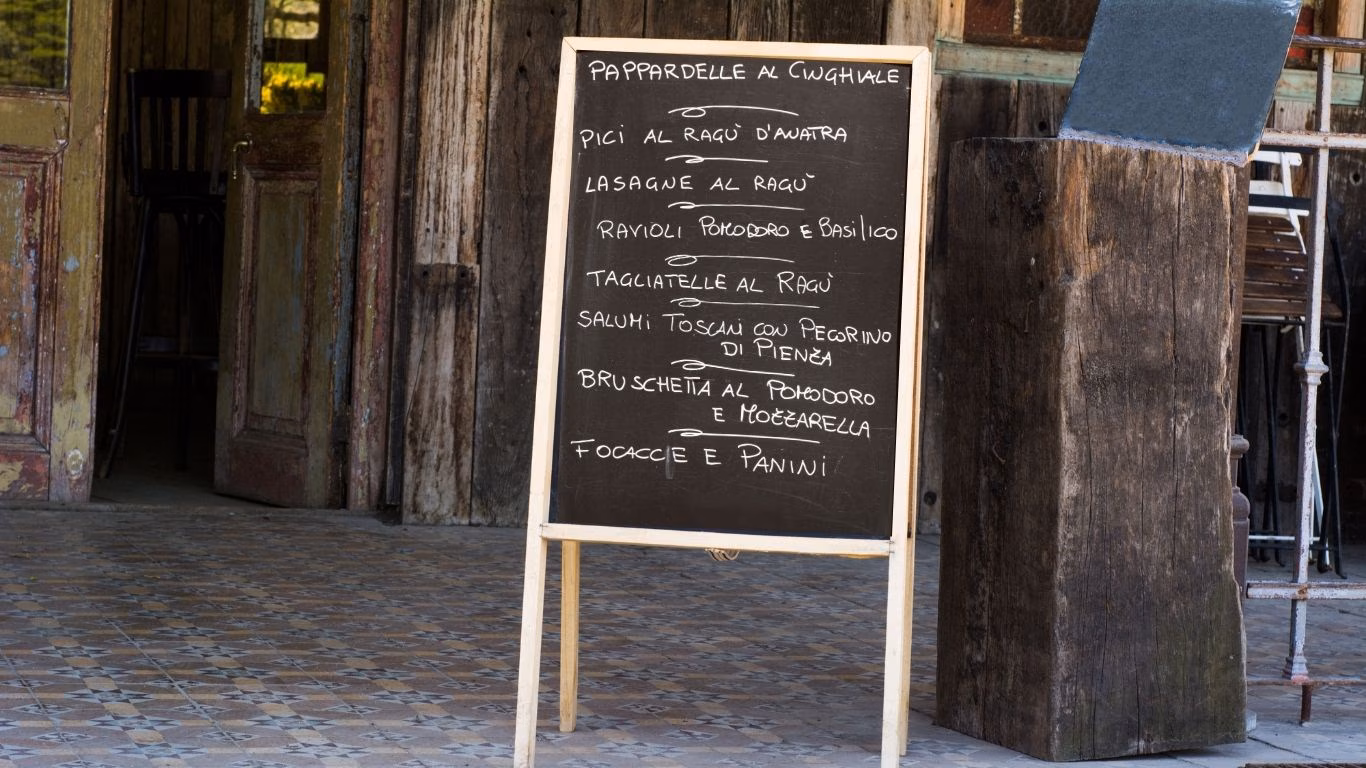 Italian Menu 1